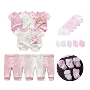 Ensembles de vêtements nés Baby Girl Boy Garçon Unisexe Rompers Pantal