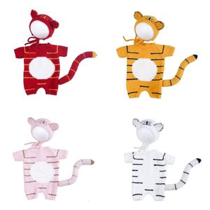 Conjuntos de ropa Propiedades nacidas Props Baby Tiger Disfraz de niño