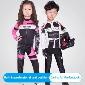 Conjuntos de ropa Ciclismo Traje para niños Primavera y otoño Manga larga Racing Balance Bicicleta Patinaje sobre ruedas Ropa deportiva 231218