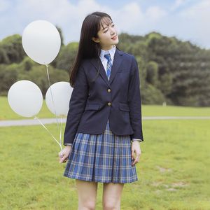 Conjuntos de ropa Uniformes escolares japoneses Moda Boutique Mujeres Blazer Traje de negocios formal Trajes sueltos casuales de gama alta