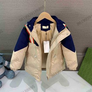 Ensembles de vêtements NF Kdis Fermeture à glissière Doudoune rembourrée Vestes d'hiver haut de gamme 2021FW Vêtements chauds Survêtement à capuche Bots Manteaux Taille 110-160 Vêtements de sport