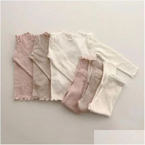 Sets de ropa ropa de niña de primavera pijama de ropa de casa para niñas