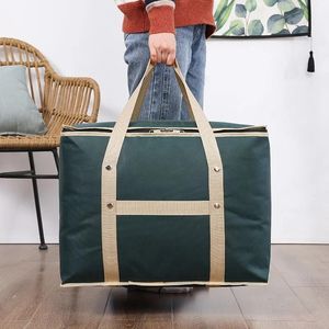 Almacenamiento de ropa, 1 unidad, organizador de viaje a la moda, bolsas de ropa de cama portátiles, bolso a prueba de polvo móvil, estuche de acabado impermeable