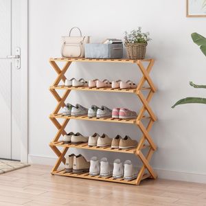 Armoire de rangement pour vêtements Armoires à chaussures pliables japonaises Entrée classique Gain de place en bois massif Moveis Para Casa Room Furniture OC50XGC