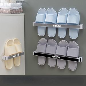 Estante para zapatillas de almacenamiento de ropa, soporte para colgar zapatos de baño y dormitorio, organizador para puerta de baño, estante para toallas