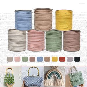 Vêtements fil mètre coton cordon coloré macramé 3mm corde torsadée chaîne bricolage à la main artisanat maison Textile mariage décor