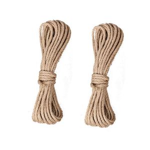 Fil de vêtements cordon naturel ficelle de jute corde pour artisanat d'art bricolage emballage cadeau mariage anniversaire bébé douche décoration jardinage