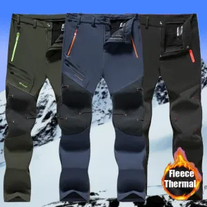 Vêtements Men Nouveau pantalon de randonnée imperméable Softshell Summer Summer Outdoor Tableau de camping Trekking Fishing Cycling Run Climb Oversize 6xl