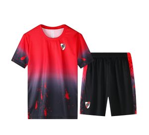 Club Atletico River Plate de loisirs masculin Home Costume Sports Sports Sports Séchage rapide Short Sports à manches SUIS EN TRAPAGE EXTÉRIEUR