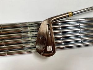 Club Heads 7PCS MTG ITOBORI Irons Golf Forged Bronze Clubs 4 9P R S SR Steel Graphite Shaft With Head Cover 231109