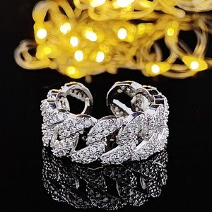Anillos de racimo 2023 de moda S925 anillo de banda de eternidad de plata esterlina para mujeres regalo de aniversario joyería venta al por mayor