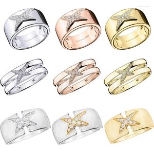 Anillos de racimo Frances Divine Star Ring para mujeres Joyas de plata esterlina Artículos Precio bajo Joyería de lujo Paris Mauboussin