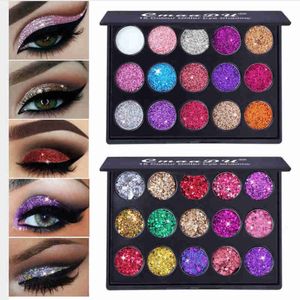 CmaaDu Palette de fards à paupières scintillants Palette d'aimants scintillants Diamant longue durée Shimmer et Pigment brillant pour les yeux Cosmétiques coréens