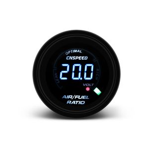 Cnspeed 2 pulgadas 52mm Leds Digital auto voltímetro calibre medidor de relación de combustible de aire de carreras con relación de combustible de aire ligero