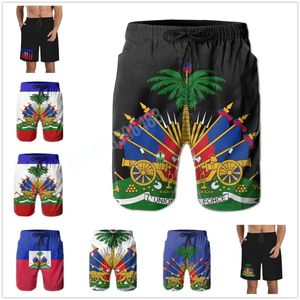 Armoiries Haïti Country Flag Classic Mens Swim Trunks Shorts de plage avec poches 240410