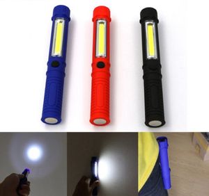 COB LED Mini lampe d'inspection de travail lampe de poche lampe de poche avec aimant lampe de poche d'entretien multifonction lampe torche à main Portable