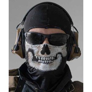 COD MW2 Ghost Skull Balaclava Ghost Simon Riley Face War Game Cosplay Masque Protection Crâne Motif Balaclava Masque HKD230810