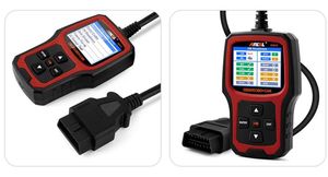 Lectores de código Herramienta de escaneo OBD2 Escáner automotriz AD410 Escáneres de diagnóstico con OBD ruso 2 OBD EOBD Error de error de borrado