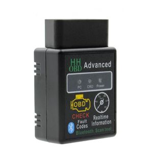 Lecteurs de code outils d'analyse lecteur ATDIAG ELM327 OBD2 pour outil de système d'instrument de voiture Scanner d'interface Bluetooth