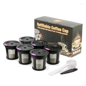 Filtres à café Icafilasrechargeable Keurig filtre K-Cup réutilisable pour 2.0 1.0 brasseurs Kcup Hine K-Carafe livraison directe Dhuzq