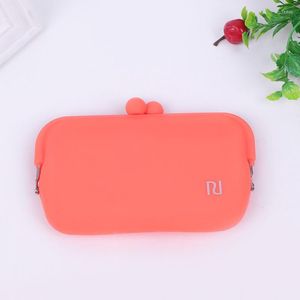 Porte-monnaie couleur bonbon, pochette en caoutchouc et Silicone, portefeuille, lunettes, téléphone portable, sac à cosmétiques, étui pour femmes et filles