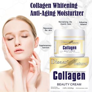 Crème pour le visage au collagène, meilleure crème hydratante pour le visage, soins pour la peau, Anti-âge, 80g