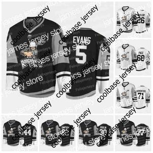 Le hockey universitaire porte le maillot des Roughnecks de Calgary NLL 2021 Shawn Evans Rhys Duch Dan Taylor Dane Dobbie Jeff Shattler Zach Herreweyers