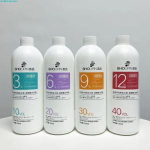 Couleur 1000 ml professionnel naturel peroxyde de cheveux Gream dioxygène lait cheveux colorant coloration blanchiment et épilation poudre de blanchiment 3 6 9 12%