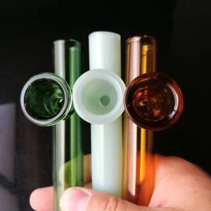 Chimenea de embudo de color, tubería de vidrio al por mayor, accesorios para fumar tuberías, envío gratis