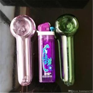 Color con un logotipo Pipev Bongs de vidrio al por mayor, pipas de agua de vidrio para quemadores de aceite, accesorios de tuber￭a de humo