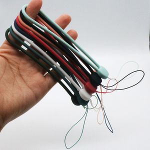 Correas de cordón de silicona de moda colorida llaveros de teléfono móvil cordones de correa accesorio cordones de regalo para todos los teléfonos MP3