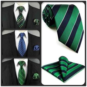 Ensemble de cravates colorées Extra longues, 160Cm, 63, bleu, vert, noir, points, carré de poche, cadeau de mariage, goutte de cravate, L220728238A