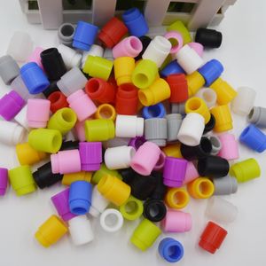 Colorful 810 Bore Silicone Drip Tip Bouthpiece Cover Cople Test Caps avec pack individuel pour Prince TFV8 Big Baby Kennedy Accessoires