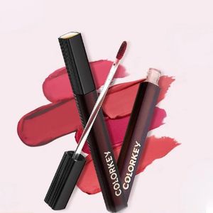 Colorkey noir Satin lèvre laque finition mate rouge à lèvres brillant hydratant blanchissant femme abordable Portable délicat 231225