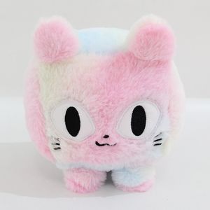 Simulateur d'animaux de compagnie coloré, chat en peluche, animaux en peluche de dessin animé mignon, jouet en peluche, cadeau pour filles et garçons