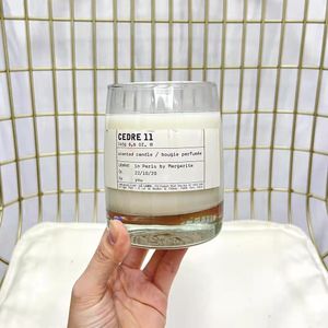 Le Labo Vela Incienso 245g Santal 26 Cedre 11 Laurier 62 Petit Grain 21 Calone 17 Velas perfumadas Bougie Parfum Cera Grasse Nueva York Olor duradero Envío rápido