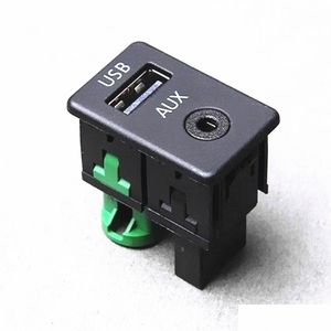 Commutateur combiné Rcd510 Rns310 Oem Usb et prise de commutateur auxiliaire pour Tiguan Passat B6 B7 Cc 3Cd 035 249 A 3Cd035249A Drop Delivery 2022 Dhaaj