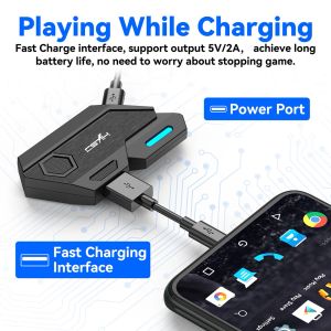 Combos GamePad Mobile Contrôleur Convertisseur CHARGE FAST CHARGE DE CHIP GAMWING Convertisseur de souris pour iPad Android PUBG Gaming Accessoire