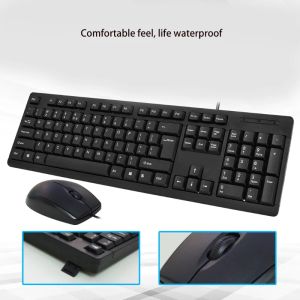Combos h7ja slim plate calme jeu 104 touches clavier petit combo de souris portable programmable pour le jeu et le travail ergonomique pleine grandeur
