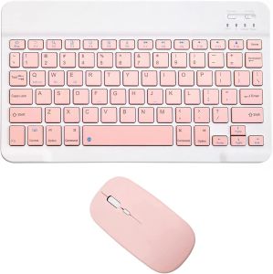 Combos Hot Selling Windows Android iOS Wireless Bluetooth Mini Keyboard pour PC Mackbook Notebook iPad Samsung Tablet Mouse Kit Kit