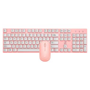 Combos clavier sans fil de souris combo slim ergonomic multimédia clavier 104 touches 10m gamme réalisable pour le bureau d'activité informatique PC