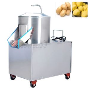 Éplucheur de pommes de terre électrique commercial, Machine automatique de nettoyage pour éplucher les patates douces, 1500W