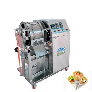 Línea de producción de piel de samosa automática de calentamiento de gas comercial, máquina para hacer tortas de pato asado de acero inoxidable, máquina para hacer tortitas y tortillas