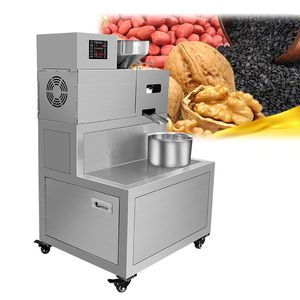Commercial Oil Press Automatic Oil Presser Sesame Rapeseed Soybeans Peanuts Oil Extractor 1600W, 13KG/H