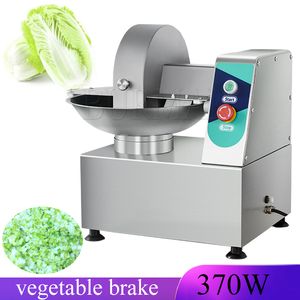 Cortadora comercial de verduras y verduras con freno de acero inoxidable, picadora de relleno relleno de carne