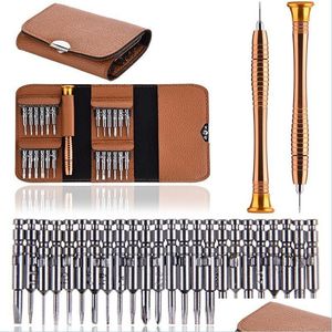 Common Tools Mini Precision Screwdriver Set 25 In 1 Electronic Torx Opening Repair Tools Kit For Phone Camera Watch Tablet Pc Drop D Dhvah