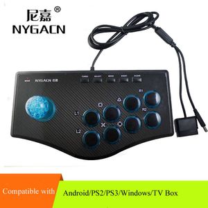 Comunicaciones Fight Stick Fighting Joystick Gamepad Controller para PS3 / Android, USB PC Street Fighter Arcade Game