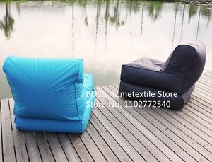 Complete Relax Outdoor Polyester PVC revêtu confortable Factory Hot Vendre en gros canapé de confort Sac de paire Chaise de parine
