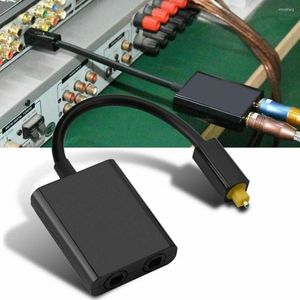 Câbles d'ordinateur 1 à 2 adaptateur de duplicateur de Fiber optique séparateur pour câble Audio numérique Toslink mâle femelle