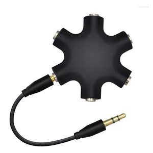 Câbles d'ordinateur 3,5 mm Écouteur Audio Splitter 1 mâle à 2 3 4 5 Femme Way Way Port Aux Music Sound Sortie STROFFE STREAT